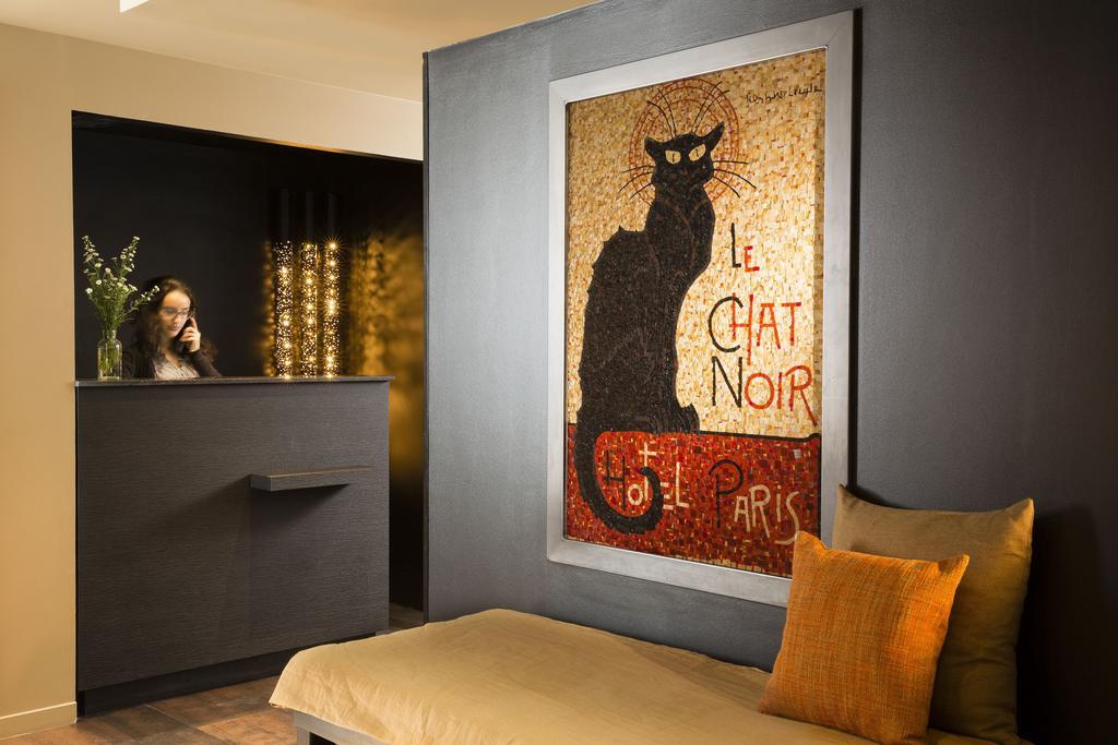 Hotel Le Chat Noir Paris Exterior foto