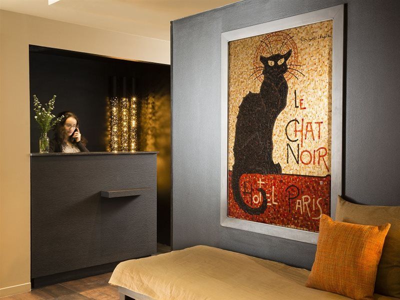 Hotel Le Chat Noir Paris Exterior foto